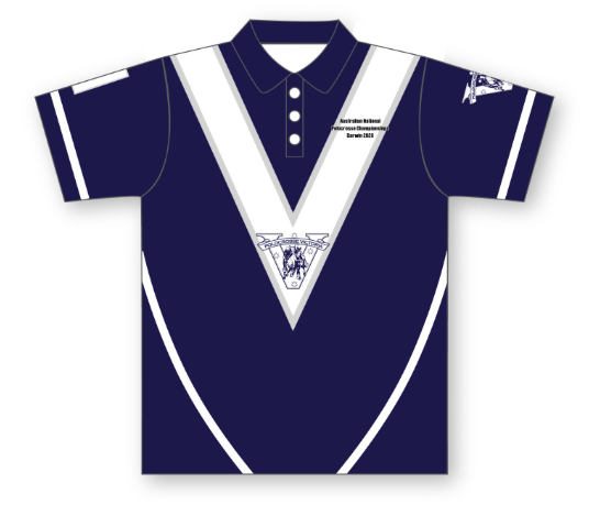 Nationals playing shirt (players, coaches and managers)