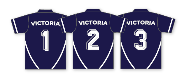 Nationals playing shirt (players, coaches and managers)